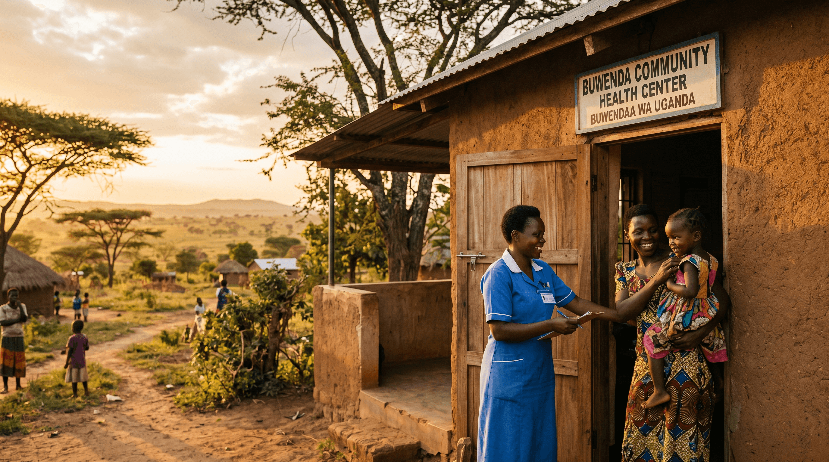 A Lebarty Community Health Foundation clinic in Africa